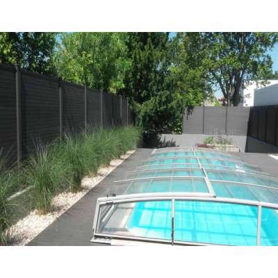 Hot sale Eco-Friendly Waterproof WPC Garden Fence/wpc panels like wooden panels