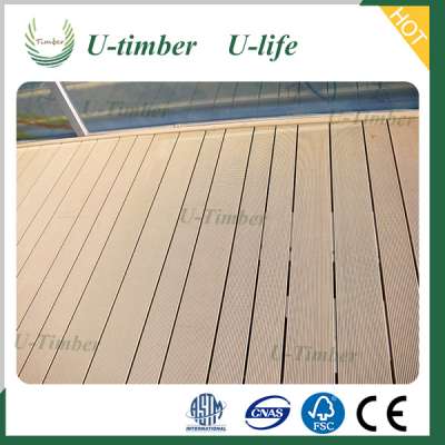 Wood polymer waterproof wpc decking deck building