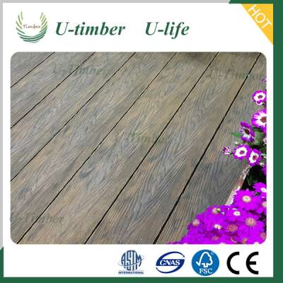 Crack-resistant solid WPC outdoor decking for Balcony