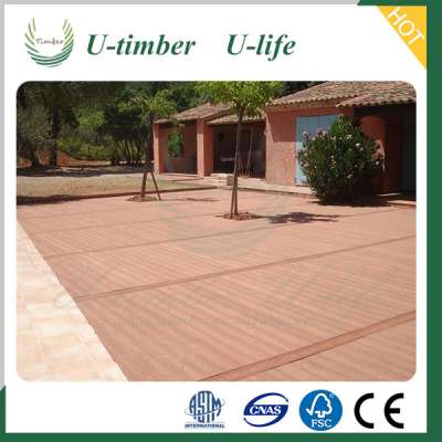 Eco-friendly wood plastic composite landscape timbers for outside use