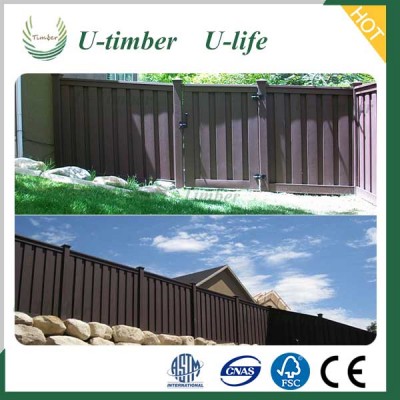 UV-resistance and waterproof wpc fence panels